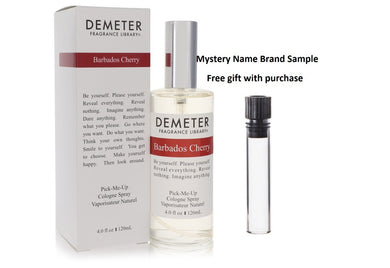 Demeter Barbados Cherry by Demeter Cologne Spray 4 oz And a Mystery Name brand sample vile