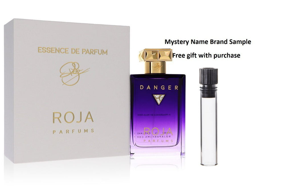 Roja Danger by Roja Parfums Essence De Parfum Spray 3.4 oz And a Mystery Name brand sample vile