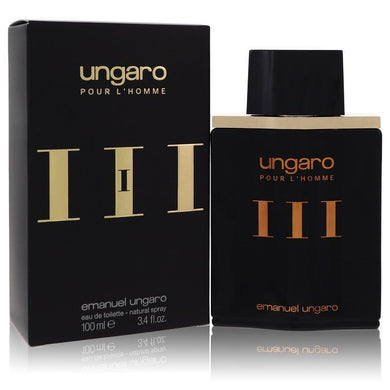 Ungaro Iii by Ungaro Eau De Toilette Spray (New Packaging) 3.4 oz For Men