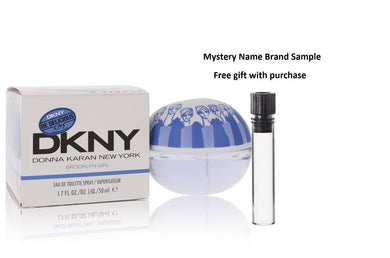 Be Delicious City Brooklyn Girl by Donna Karan Eau De Toilette Spray 1.7 oz And a Mystery Name brand sample vile