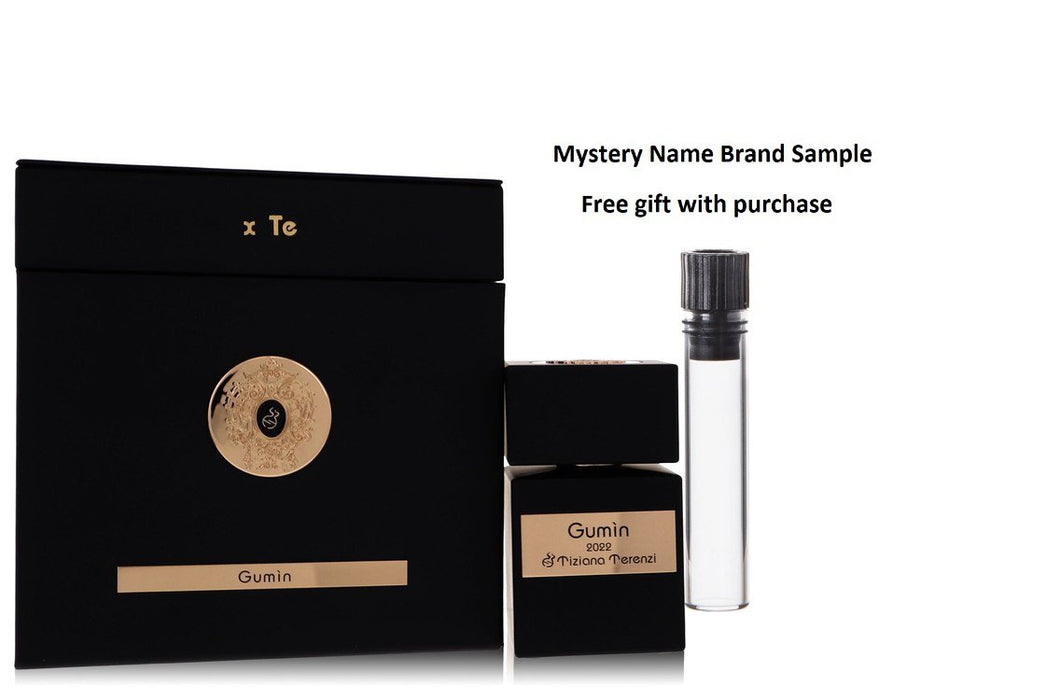 Gumin by Tiziana Terenzi Extrait De Parfum Spray 3.38 oz And a Mystery Name brand sample vile