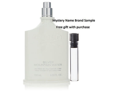 SILVER MOUNTAIN WATER by Creed Eau De Parfum Spray (Tester) 3.4 oz And a Mystery Name brand sample vile