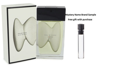 Peau De Pierre by Starck Paris Eau De Toilette Spray 3 oz And a Mystery Name brand sample vile