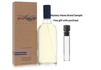 AMERICA by Perry Ellis Eau De Toilette Spray 5 oz And a Mystery Name brand sample vile