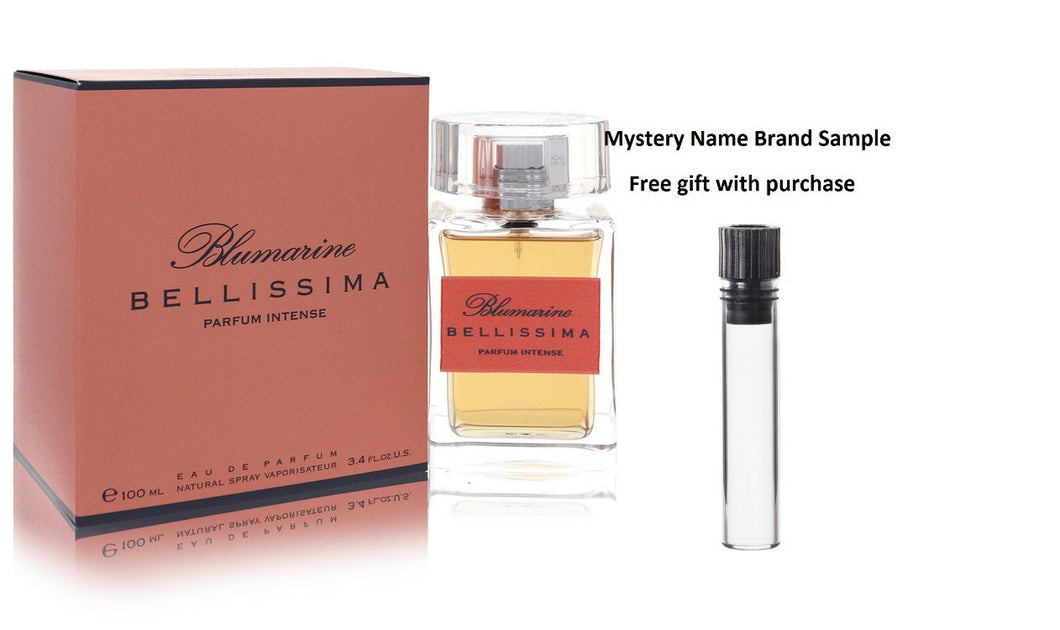Blumarine Bellissima Intense by Blumarine Parfums Eau De Parfum Spray Intense 3.4 oz And a Mystery Name brand sample vile