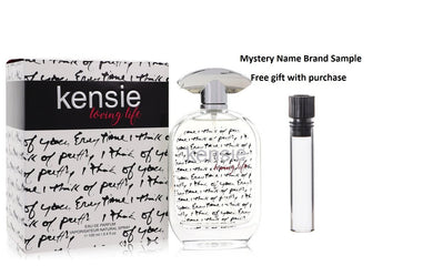 Kensie Loving Life by Kensie Eau De Parfum Spray 3.4 oz And a Mystery Name brand sample vile