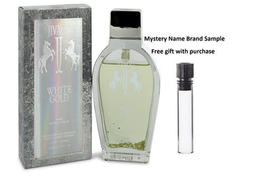 Jivago White Gold by Ilana Jivago Eau De Parfum Spray 3.4 oz And a Mystery Name brand sample vile