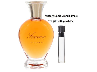 FEMME ROCHAS by Rochas Eau De Toilette Spray (Tester) 3.3 oz And a Mystery Name brand sample vile