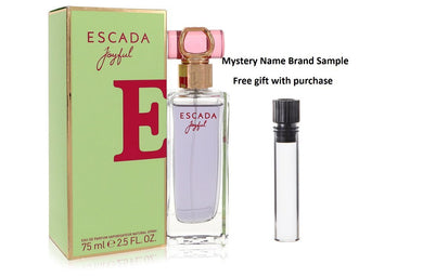 Escada Joyful by Escada Eau De Parfum Spray 2.5 oz And a Mystery Name brand sample vile
