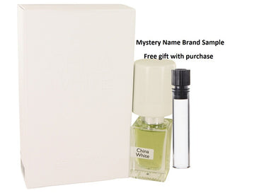 Nasomatto China White by Nasomatto Extrait de parfum (Pure Perfume) 1 oz And a Mystery Name brand sample vile