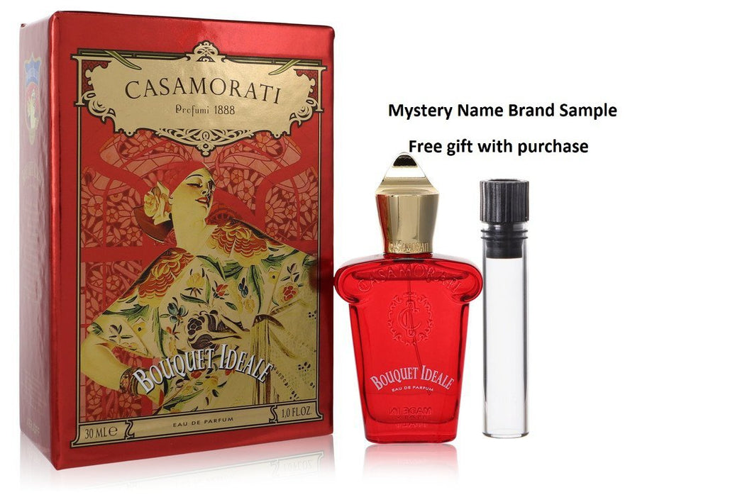 Casamorati 1888 Bouquet Ideale by Xerjoff Eau De Parfum Spray 1 oz And a Mystery Name brand sample vile