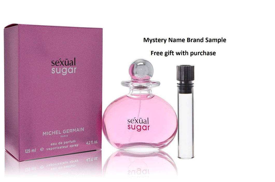 Sexual Sugar by Michel Germain Eau De Parfum Spray 4.2 oz And a Mystery Name brand sample vile