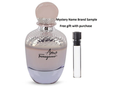 Amo Ferragamo by Salvatore Ferragamo Eau De Parfum Spray (Tester) 3.4 oz And a Mystery Name brand sample vile