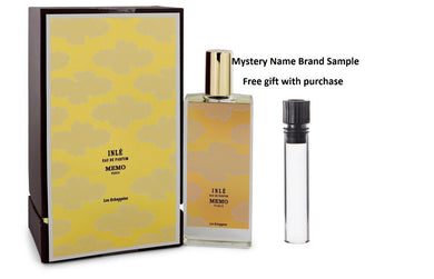 Memo Inle by Memo Eau de Parfum Spray 2.5 oz And a Mystery Name brand sample vile