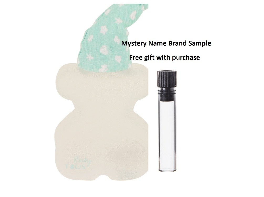 Baby Tous by Tous Eau De Cologne Spray (Tester) 3.4 oz And a Mystery Name brand sample vile