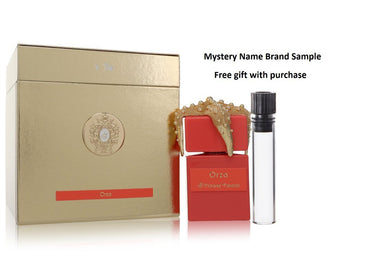 Orza by Tiziana Terenzi Extrait De Parfum Spray (Unisex) 3.38 oz And a Mystery Name brand sample vile