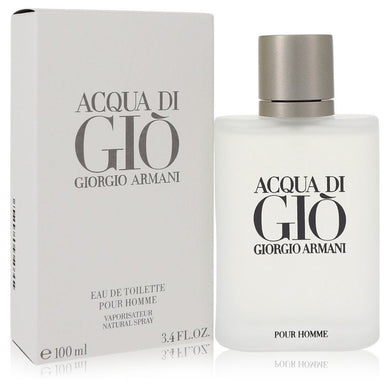 Acqua Di Gio by Giorgio Armani Eau De Toilette Spray 3.3 oz For Men