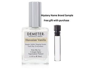 Demeter Hawaiian Vanilla by Demeter Cologne Spray 1 oz And a Mystery Name brand sample vile