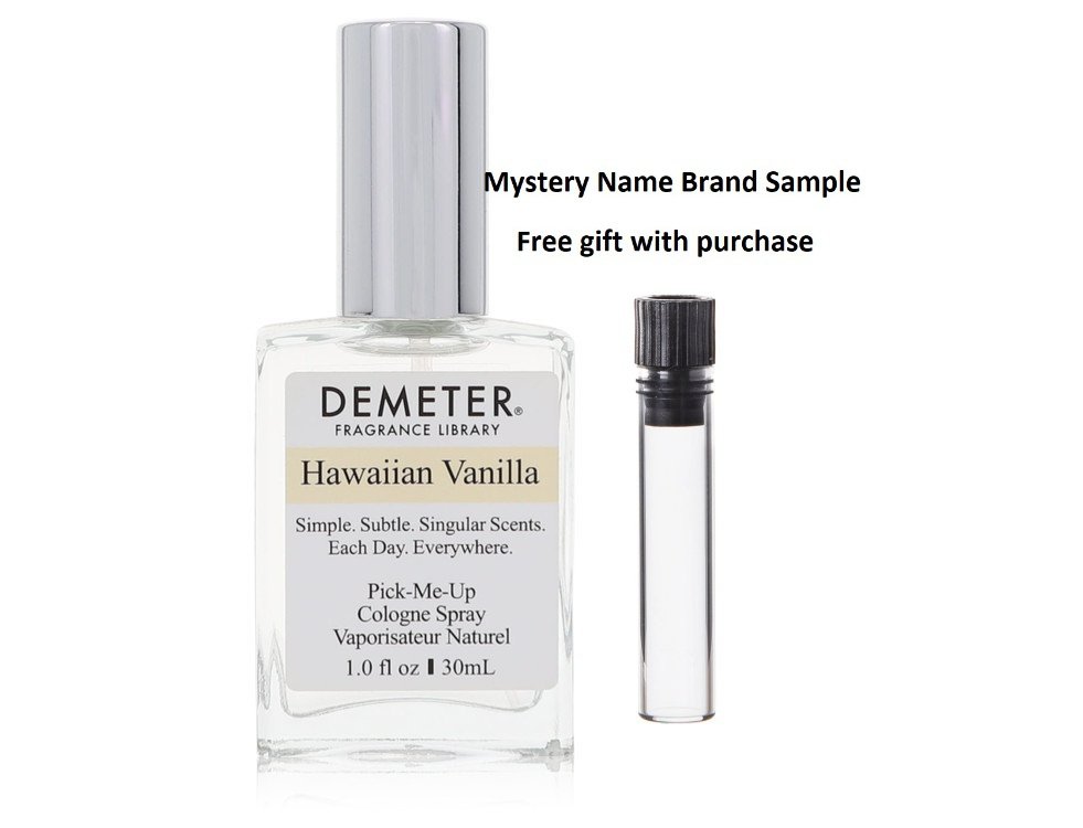Demeter Hawaiian Vanilla by Demeter Cologne Spray 1 oz And a Mystery Name brand sample vile