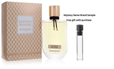 Boucheron Serpent Boheme by Boucheron Eau De Parfum Spray 3 oz And a Mystery Name brand sample vile