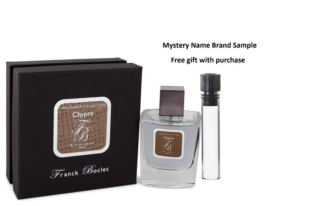 Franck Boclet Chypre by Franck Boclet Eau De Parfum Spray 3.4 oz And a Mystery Name brand sample vile