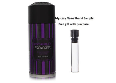 Penthouse Provocative by Penthouse Deodorant Spray 5 oz And a Mystery Name brand sample vile