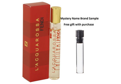 Fendi L'Acquarossa by Fendi Mini EDP Spray .25 oz And a Mystery Name brand sample vile