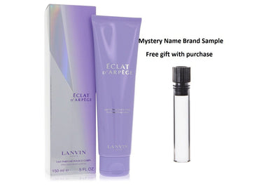 Eclat D'Arpege by Lanvin Body Lotion 5 oz And a Mystery Name brand sample vile
