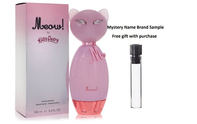 Meow by Katy Perry Eau De Parfum Spray 3.4 oz And a Mystery Name brand sample vile