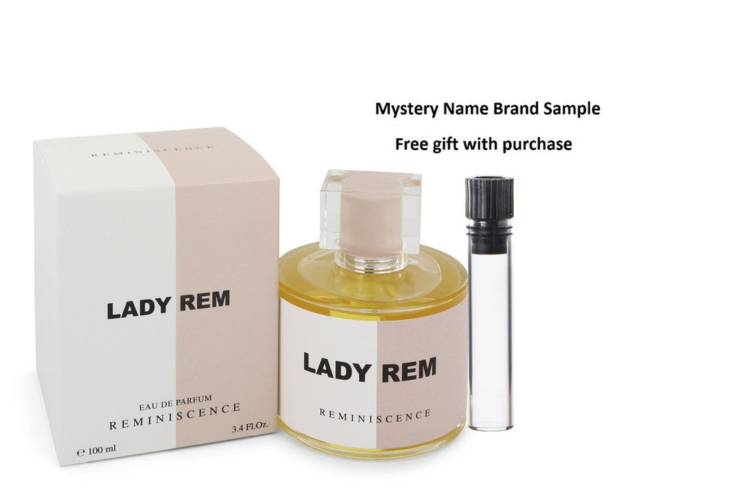 Lady Rem by Reminiscence Eau De Parfum Spray 3.4 oz And a Mystery Name brand sample vile