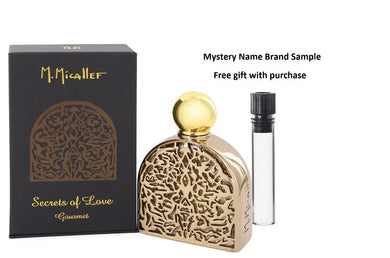 Secrets of Love Gourmet by M. Micallef Eau De Parfum Spray 2.5 oz And a Mystery Name brand sample vile