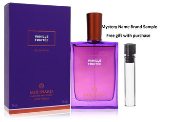 Molinard Vanille Fruitee by Molinard Eau De Parfum Spray (Unisex) 2.5 oz And a Mystery Name brand sample vile