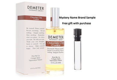 Demeter Chocolate Chip Cookie by Demeter Cologne Spray 4 oz And a Mystery Name brand sample vile