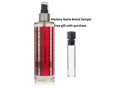 Penthouse Passionate by Penthouse Body Mist 8.1 oz And a Mystery Name brand sample vile