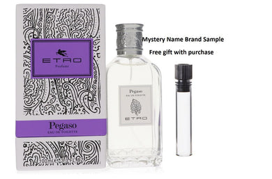 Pegaso by Etro Eau De Toilette Spray (Unisex) 3.4 oz And a Mystery Name brand sample vile