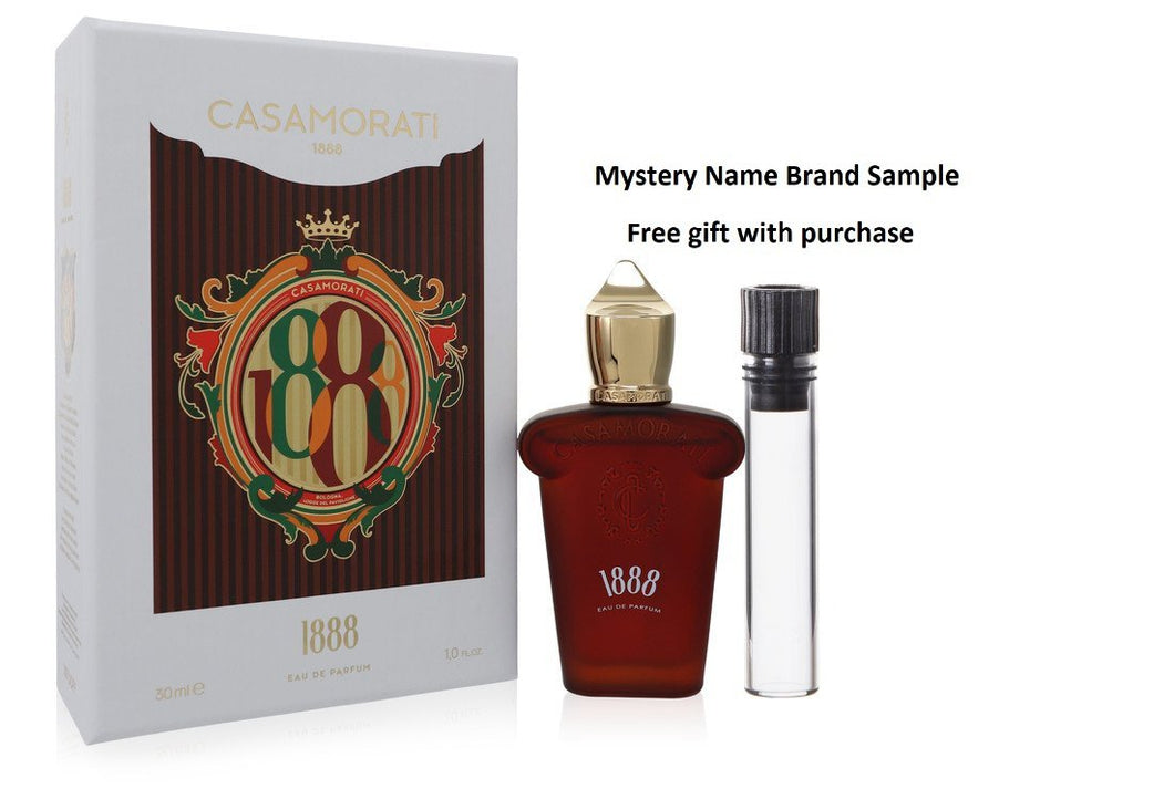 1888 Casamorati by Xerjoff Eau De Parfum Spray (Unisex) 1 oz And a Mystery Name brand sample vile