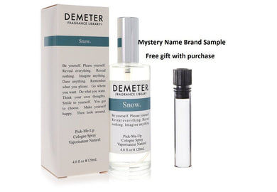 Demeter Snow by Demeter Cologne Spray 4 oz And a Mystery Name brand sample vile