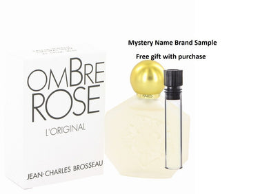 Ombre Rose by Brosseau Eau De Toilette Spray 1 oz And a Mystery Name brand sample vile