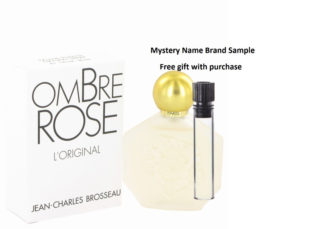 Ombre Rose by Brosseau Eau De Toilette Spray 1 oz And a Mystery Name brand sample vile
