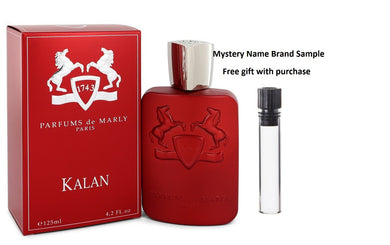 Kalan by Parfums De Marly Eau De Parfum Spray (Unisex) 4.2 oz And a Mystery Name brand sample vile