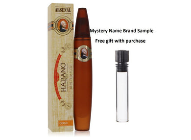 Habano Gold by Gilles Cantuel Eau De Toilette Spray 1.36 oz And a Mystery Name brand sample vile