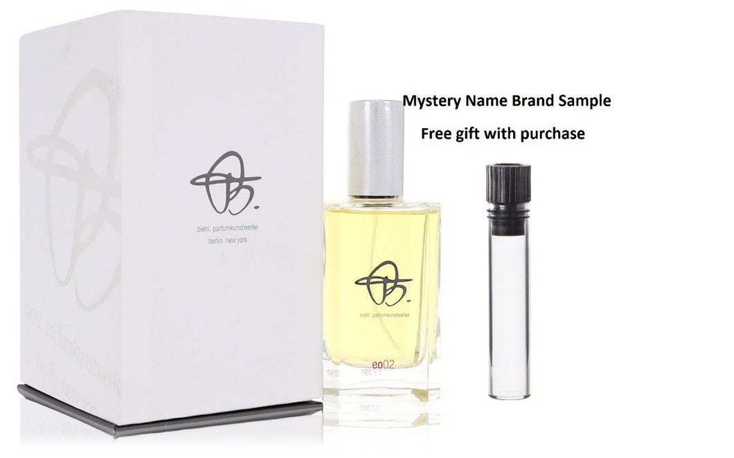 eO02 by biehl parfumkunstwerke Eau De Parfum Spray (Unisex) 3.5 oz And a Mystery Name brand sample vile