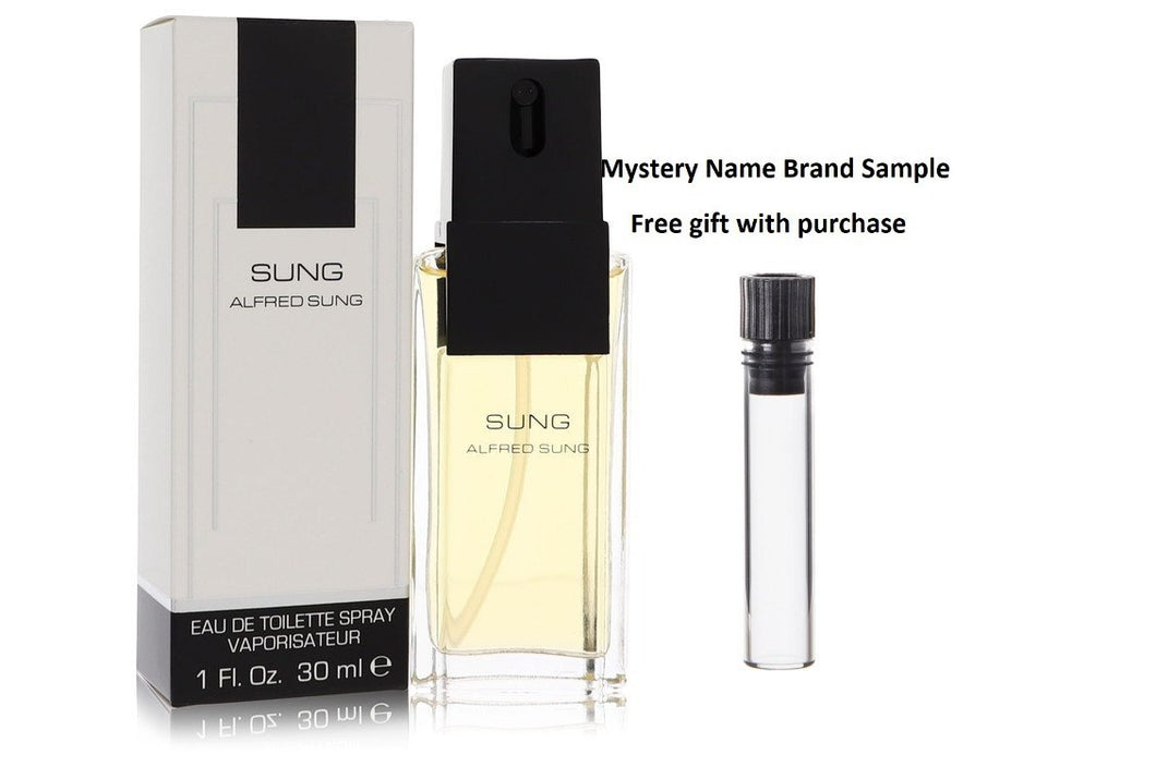 Alfred SUNG by Alfred Sung Eau De Toilette Spray 1 oz And a Mystery Name brand sample vile