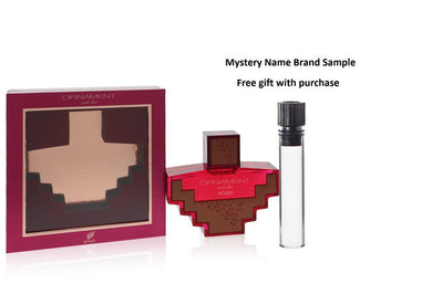Afnan Ornament Purple Allure by Afnan Eau De Parfum Spray 3.4 oz And a Mystery Name brand sample vile