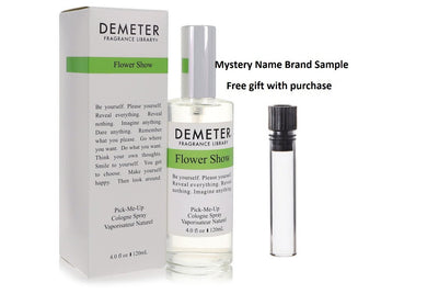 Demeter Flower Show by Demeter Cologne Spray 4 oz And a Mystery Name brand sample vile