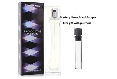 Provocative by Elizabeth Arden Eau De Parfum Spray 3.3 oz And a Mystery Name brand sample vile