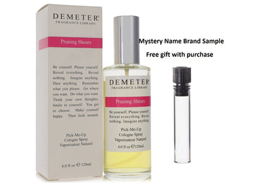 Demeter Pruning Shears by Demeter Cologne Spray 4 oz And a Mystery Name brand sample vile