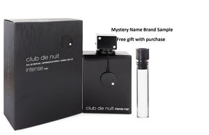 Club De Nuit Intense by Armaf Eau De Parfum Spray 6.8 oz And a Mystery Name brand sample vile