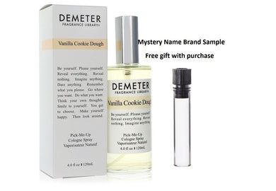 Demeter Vanilla Cookie Dough by Demeter Cologne Spray (Unisex) 4 oz And a Mystery Name brand sample vile