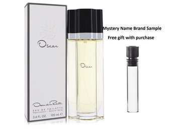 OSCAR by Oscar de la Renta Eau De Toilette Spray 3.4 oz And a Mystery Name brand sample vile